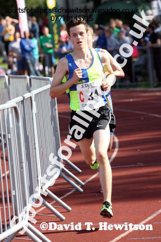 Mens under-17s, Northern Road Relays, Blackpool. Photo: David T. Hewitson/Sports for All Pics